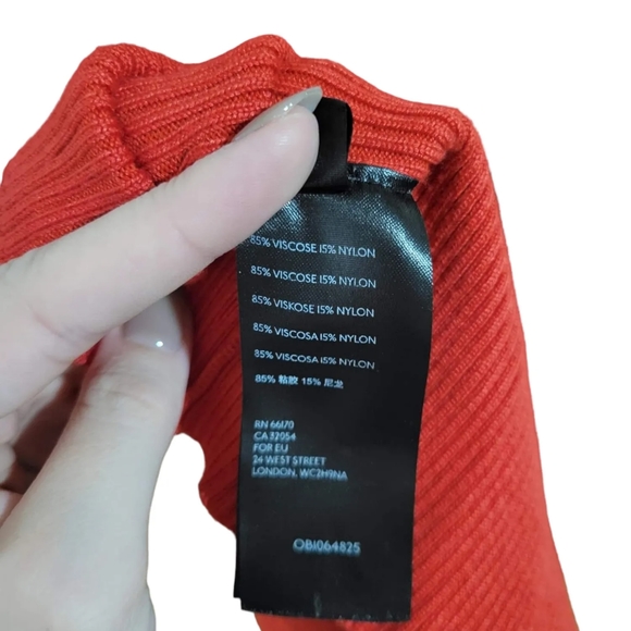 Anthropologie Cecilia Puff Sleeved Turtle Neck Sweater Size M - Picture 5 of 9